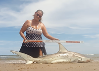 Just Bitten Shark Fishing Team - Lynsay Lewis