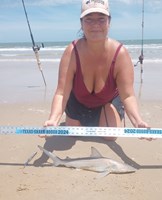 Just Bitten Shark Fishing Team - Lynsay Lewis