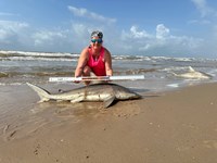 Just Bitten Shark Fishing Team - Katie  Dickey