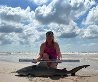 Just Bitten Shark Fishing Team - Katie  Dickey